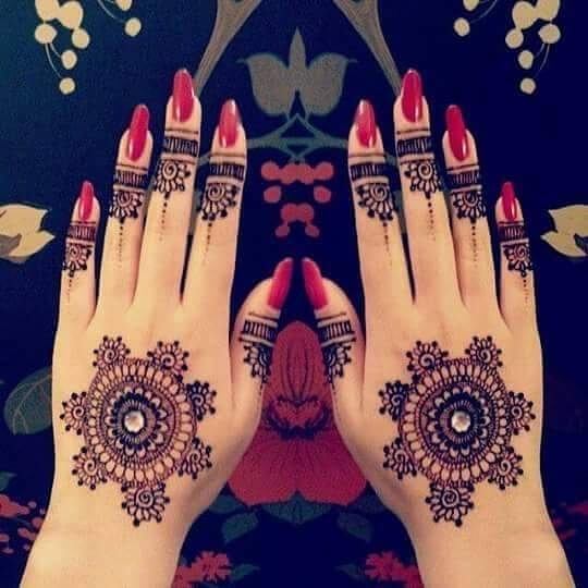 Easy and simple back hand henna mehndi design tutorial for Beginners