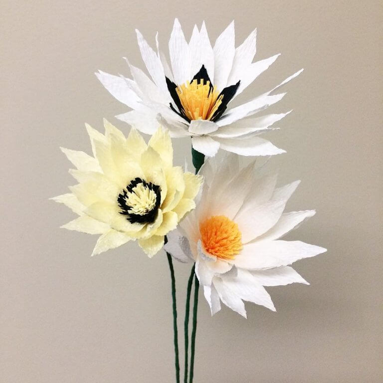 Halloween themed Paper Flower