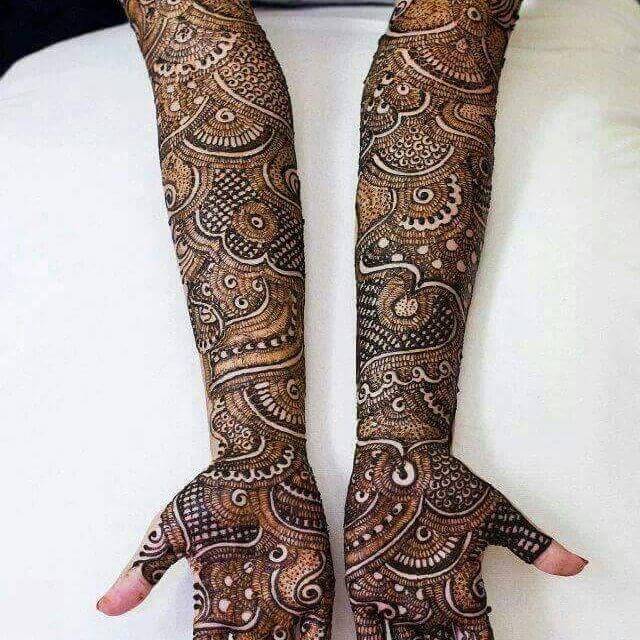 full hands and arms mehandi