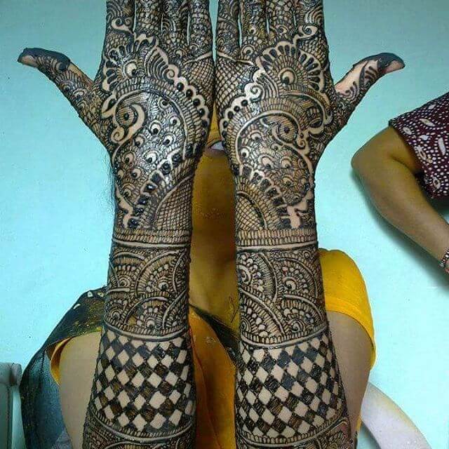 full hands and arms mehandi
