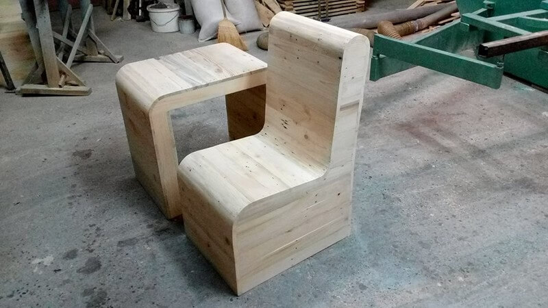 small pallet chair