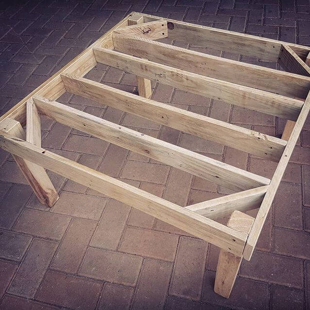 Giant size pallet tables