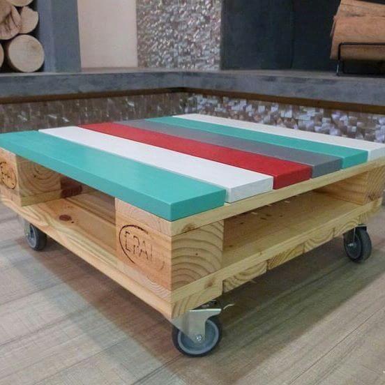 pallet rolling table