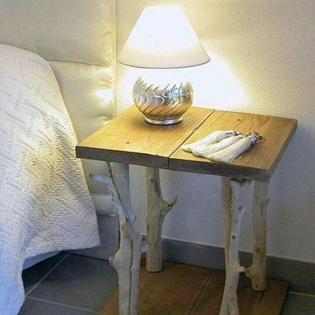 Pallet side table and some innovative pallet projects