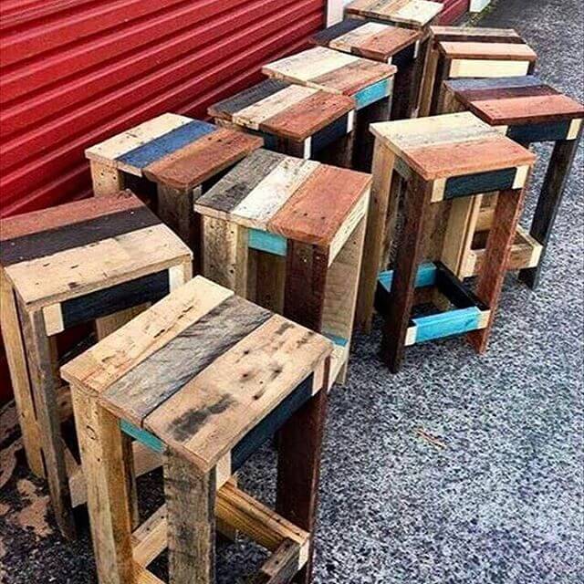 beautiful pallet side table
