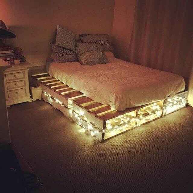 beautiful pallet bed