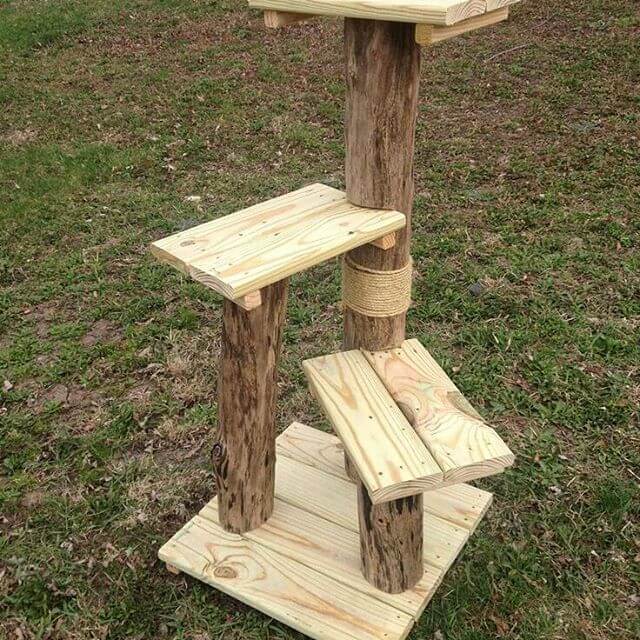 easy to make pallet project for outdoor