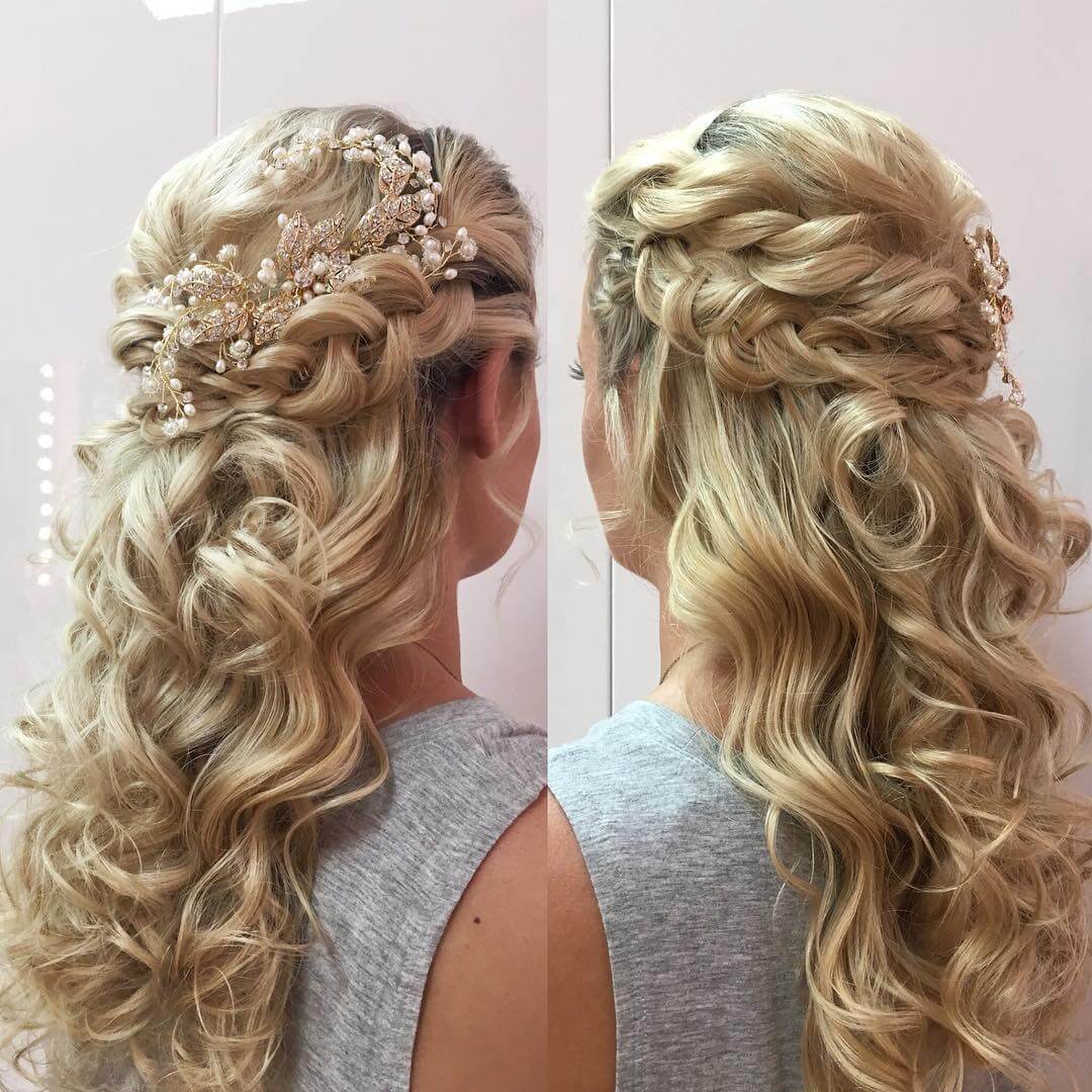 elegant bridal hairstyle