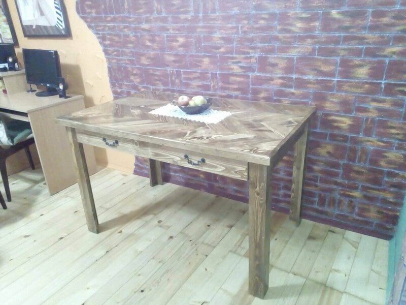 rustic pallet table