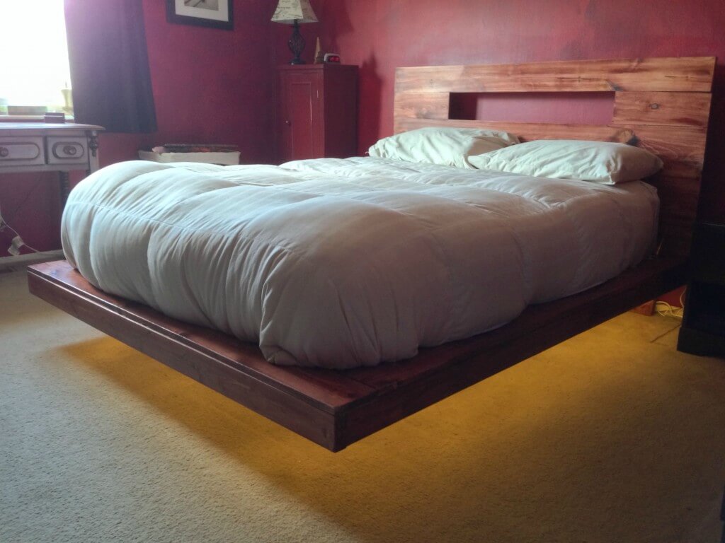 9 Easy DIY Wooden Pallets Bed Frame Ideas For Home