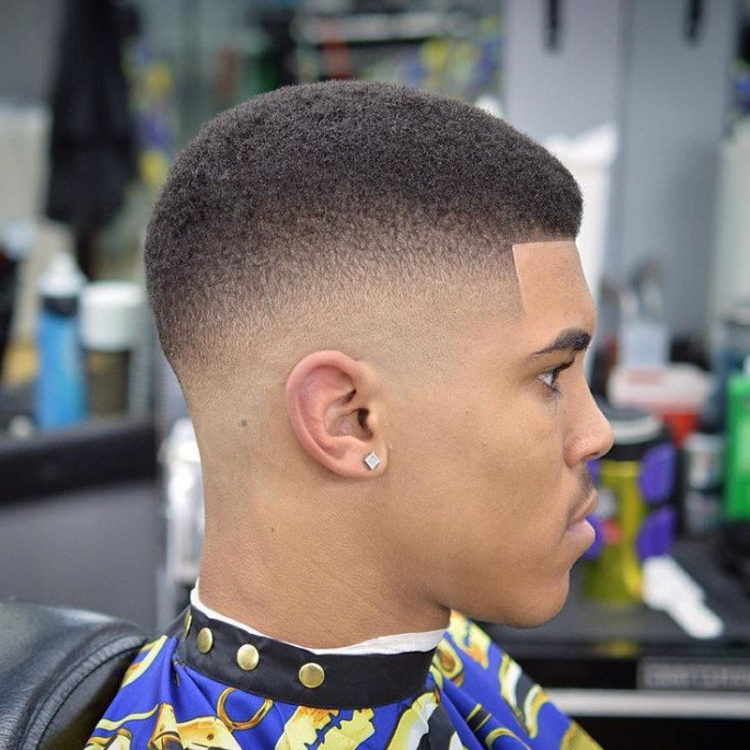 Front Line Fade Short Cool & Stylish Hairstyles for Men