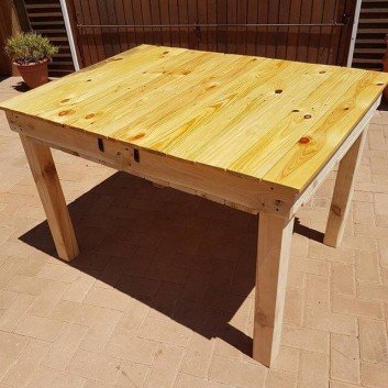 simple pallet table