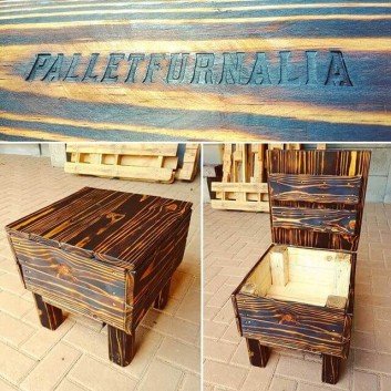 how to build a storage box out of pallets