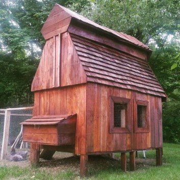 build a hen house from pallets