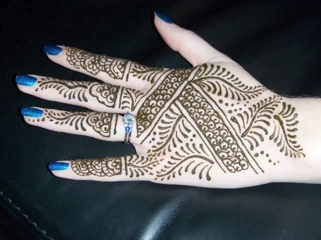unique mehndi design ideas for back hand