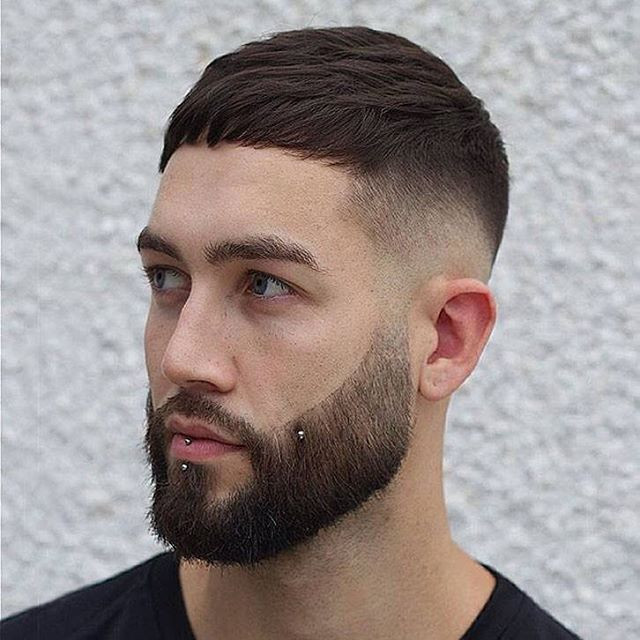 Square Blunt Bangs Texture Cool & Stylish Hairstyles for Men