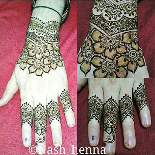RINGED HENNA DESIGNS FOR HANDS