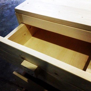 a compact pallet drawer