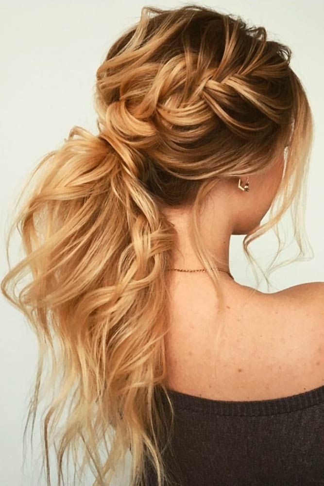 High Messy Ponytail Dazzling Hairstyles for Thin Hair to Try Now