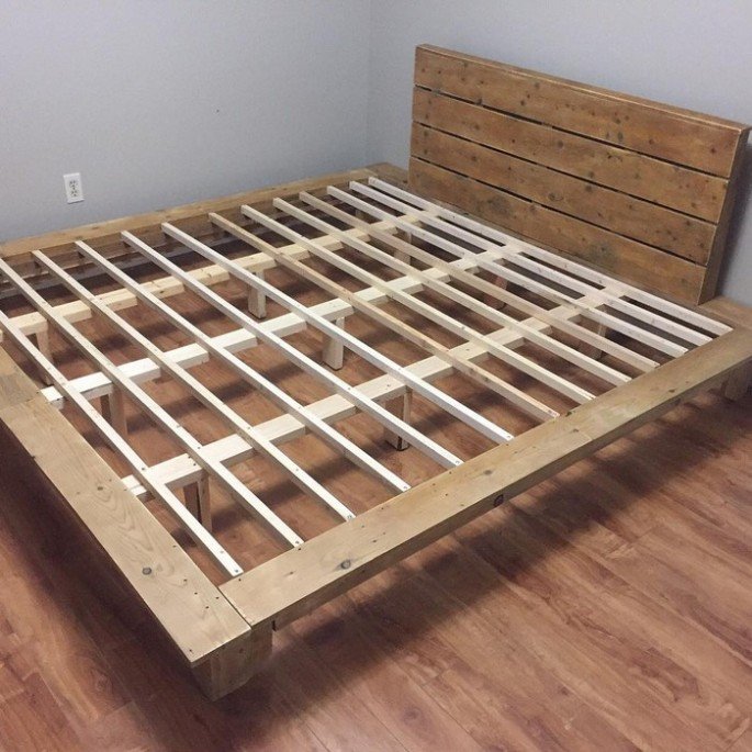 easy to make bed frame ideas for home