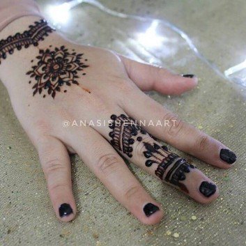 15 Latest Finger Mehndi Designs