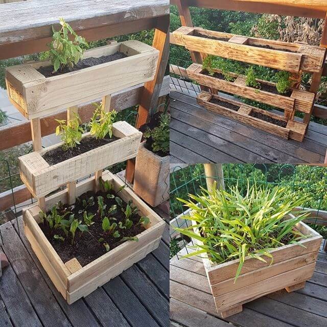 10 Amazing And Easiest Pallet Planter Boxes