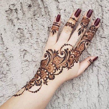 bridal mehndi designs for hands