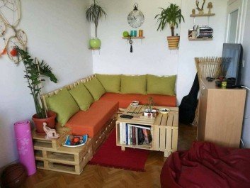 indoor pallet sofa ideas