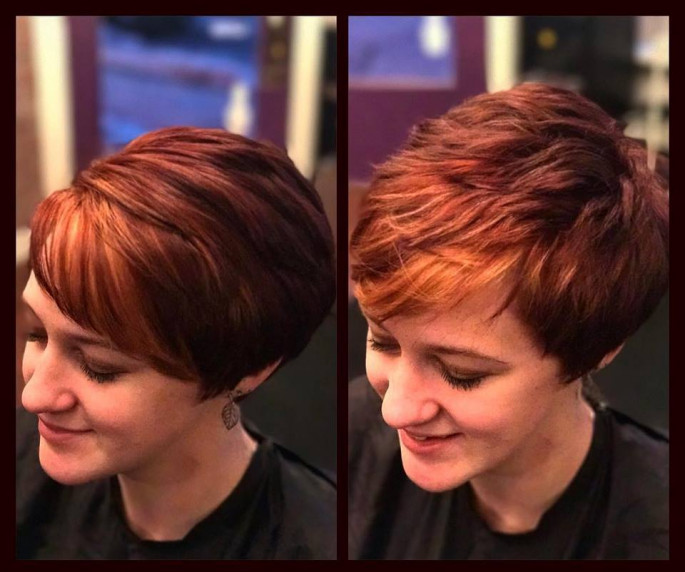 Razor Cut German Red Hair