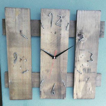 simple pallet clock
