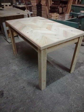 how to make a pallet table top