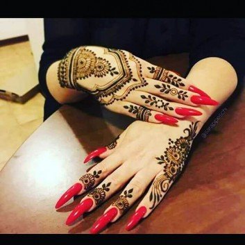 Latest  Mehandi Designs for Formal and Informal Event