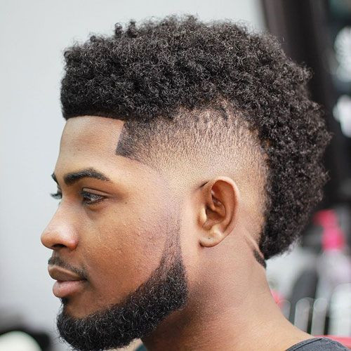 Low Tapered Afro Haircuts & Hairstyles for Black Men