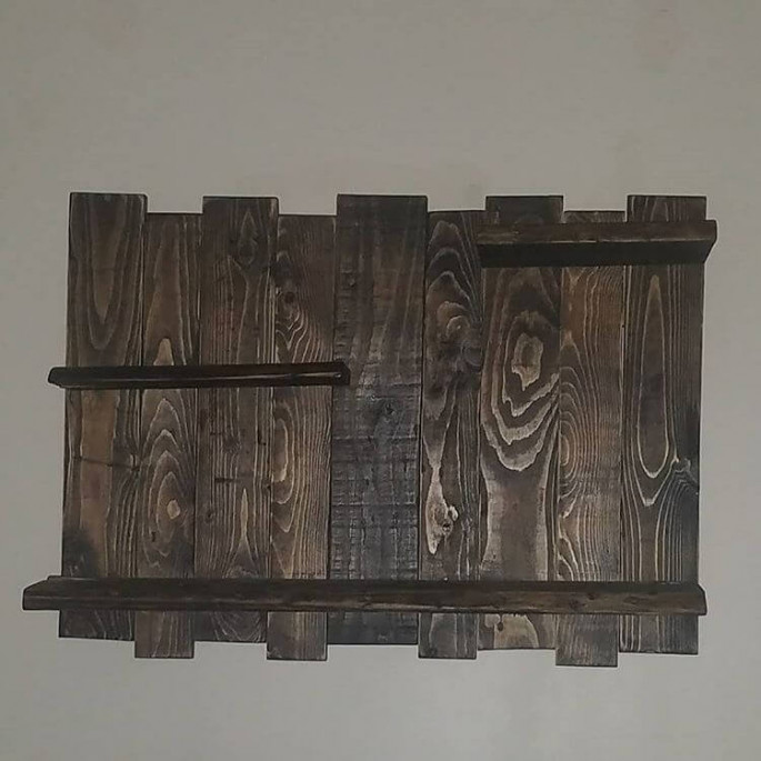 Building Pallet Wall Shelves with DIY Ideas
