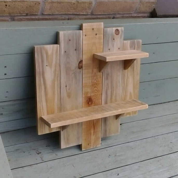 The second step to pallet shelves is separating Pallets