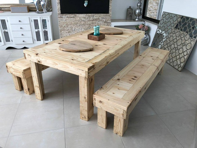 Pallet table ideas for dinning tables
