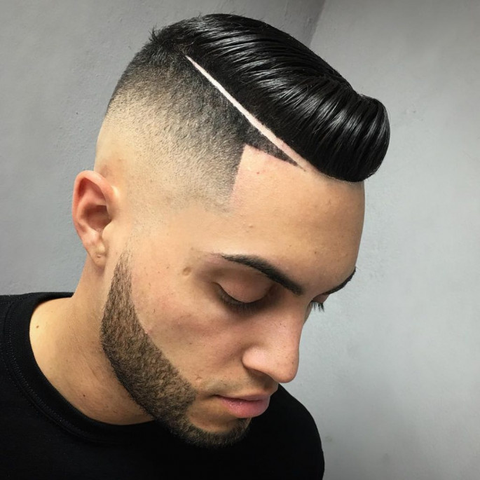 Front Line Fade Short Cool & Stylish Hairstyles for Men