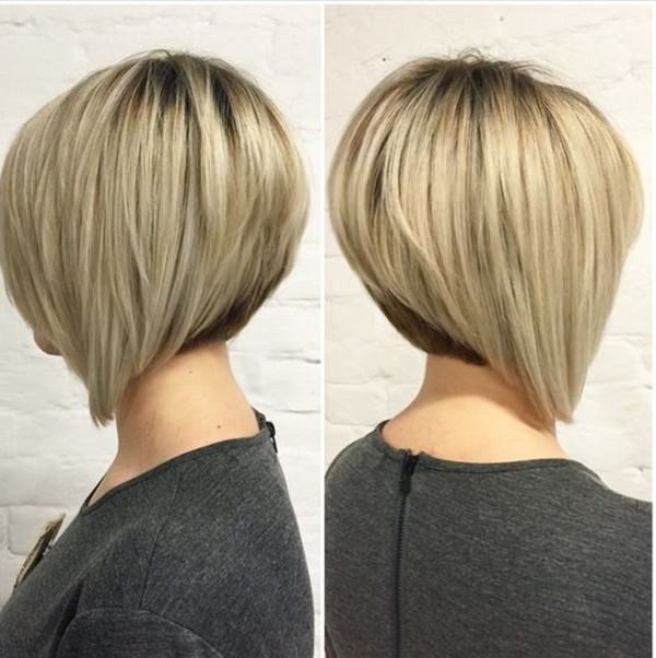 Eye-Catchy Stacked Short Bob Hairstyles & Haircuts for Women