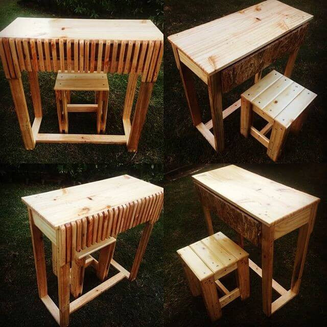 Pallet furniture table