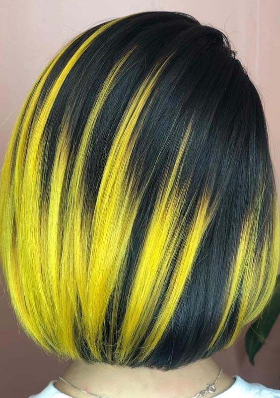 Neon Bobs Unique & Cool Hairstyles 2019