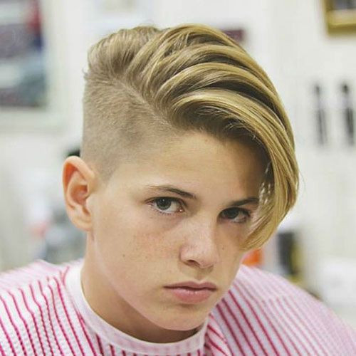 Modern Undercut + Thick Comb Over Short Hairstyles for Men
