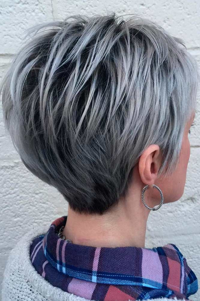 Short Textured Hairstyles for Women Over 50s