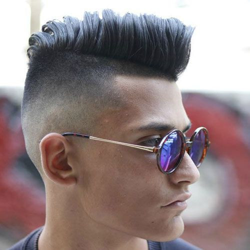 Modern Undercut + Thick Comb Over Short Hairstyles for Men