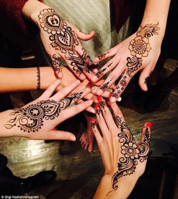 awesome diy Mehndi Art on Back Hand on new year