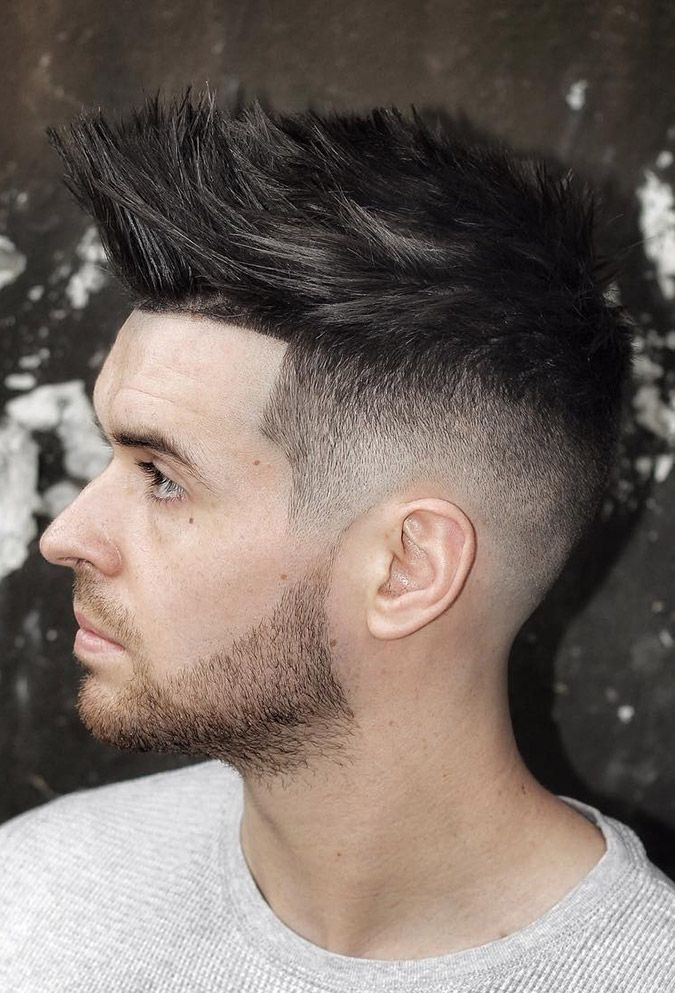 Spiky Smart Men Hairstyles for Round Faces