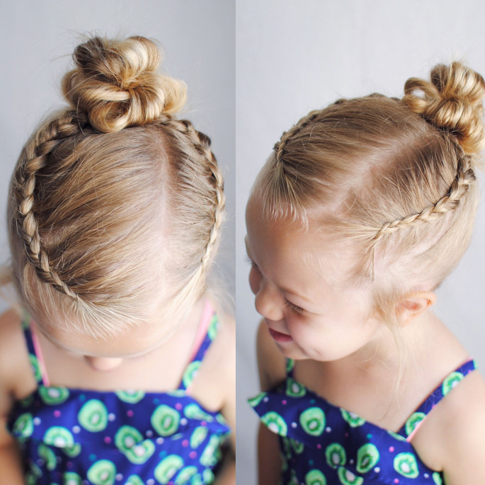 Messy Top Knots Little Girls’ Hairstyles For Your Princess