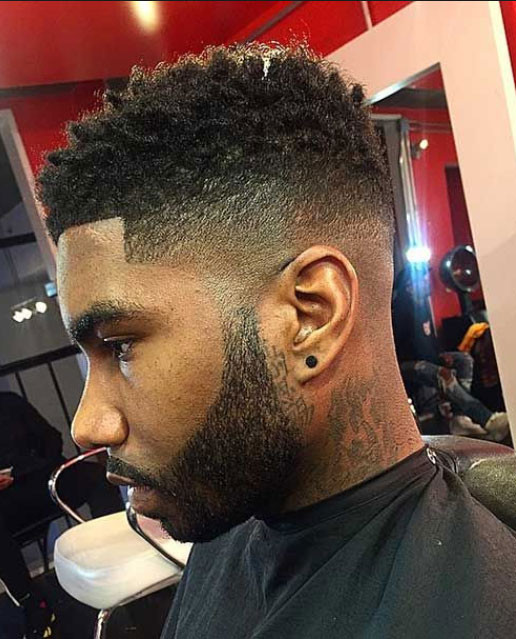Box Fade Short Haircuts & Hairstyles for Black Men