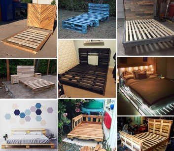 Best 20+ Recycled Pallet Bed Frame and Storage Ideas