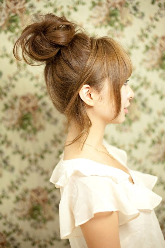 Topknots Asian Hairstyles For Women