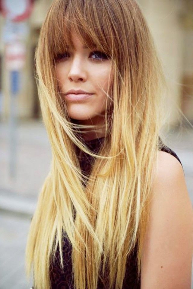 Long, Blunt Bangs Dazzling Hairstyles for Thin Hair to Try Now